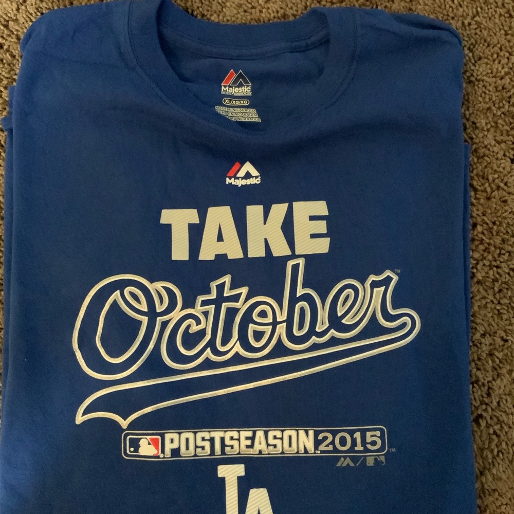 LA dodgers men’s t shirt blue